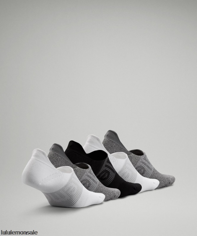 Lululemon Damen DELULU435 | Power Stride No-show Socke Mit Active Grip 5er-pack Nur Online Weiß